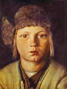 Grigoriy Soroka Peasant boy oil on canvas